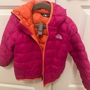 The North Face Vibrant Pink and Orange Jacket